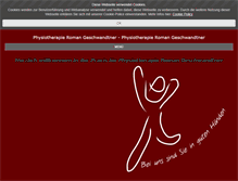 Tablet Screenshot of physiotherapie-geschwandtner.de